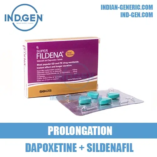 SUPER FILDENA sildenafil dapoxetine viagra india