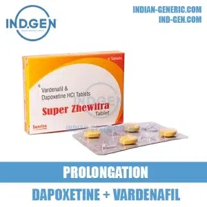 SUPER ZHEWITRA vardenafil dapoxetine levitra india