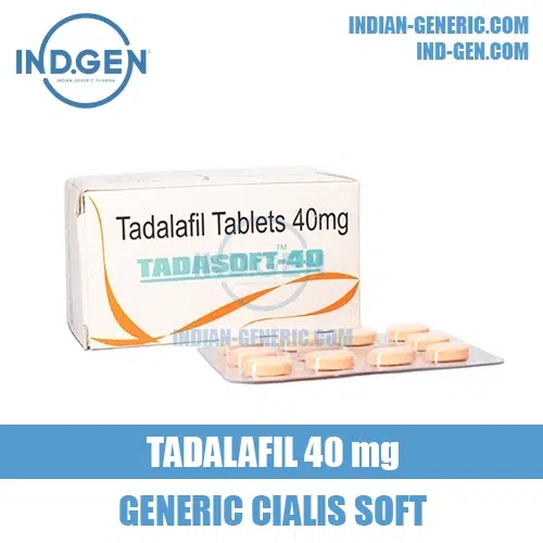 TADASOFT 40 mg tadalafil cialis india