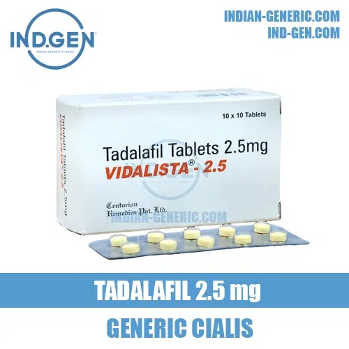 VIDALISTA 2.5 mg tadalafil cialis india
